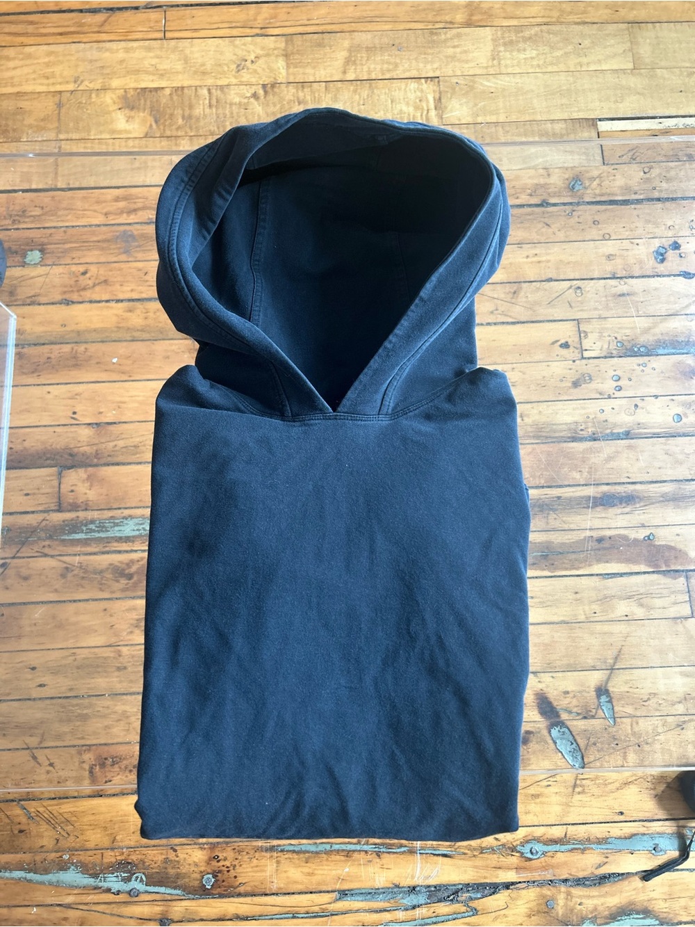 Lululemon Black Oversized Pullover Hoodie with Embossed Back Logo - Picture 2 of 12